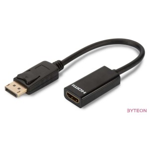 Assmann DisplayPort - HDMI Adapter,Converter cable 0,15m Black