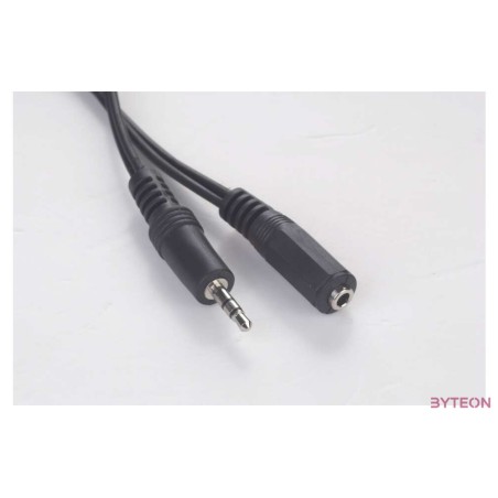Gembird CCA-423-2M 3.5 mm stereo audio extension cable 2m Black