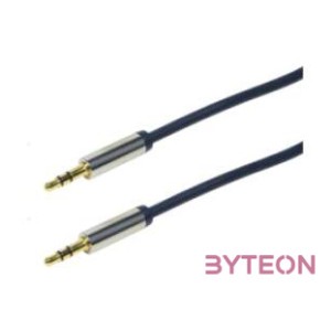 Logilink CA10300 3,5mm Stereo M,M straight Audio Cable 3m Blue