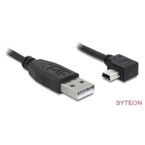 DeLock Cable USB 2.0-A male  USB mini-B 5pin male angled 3m