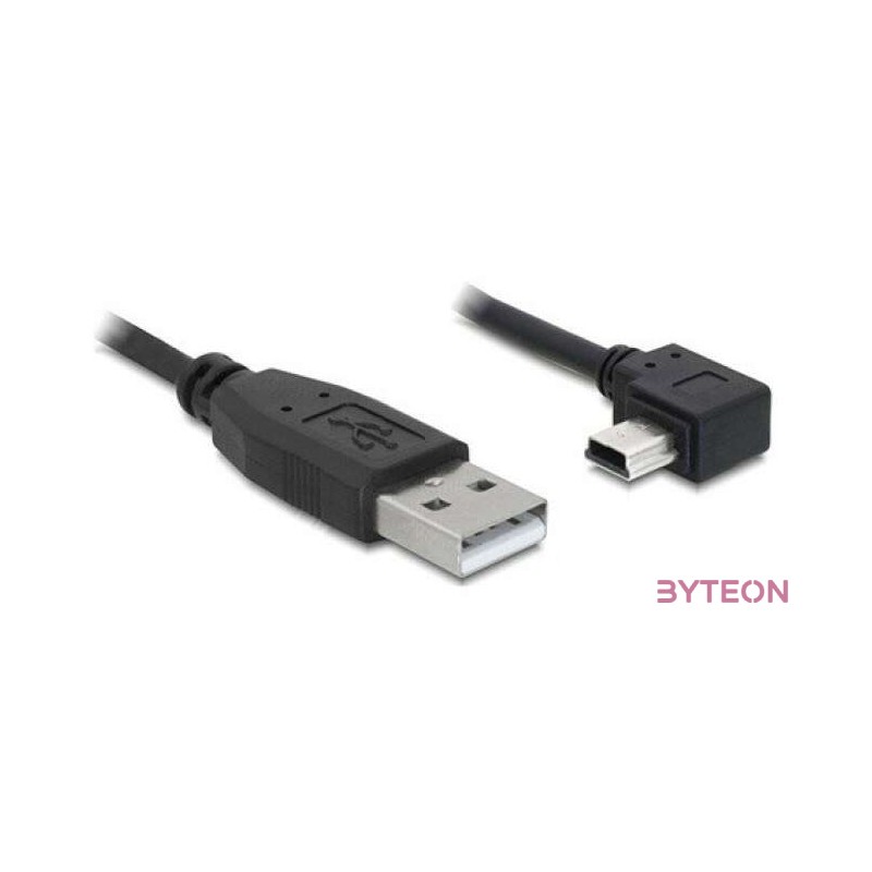 DeLock Cable USB 2.0-A male  USB mini-B 5pin male angled 3m