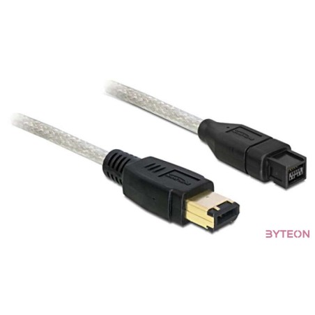 DeLock Cable FireWire 9 pin male  6 pin male 3m