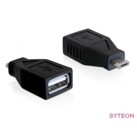 DeLock Adapter USB micro-B male  USB 2.0 A female