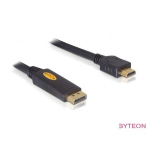 DeLock Cable Displayport 1.5 male  High Speed HDMI-A male passive 5m Black