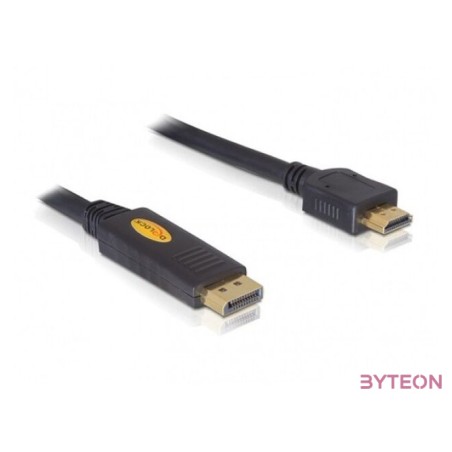 DeLock Cable Displayport 1.5 male  High Speed HDMI-A male passive 5m Black