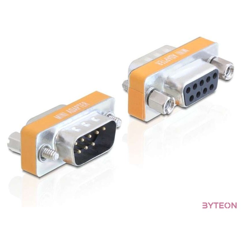 DeLock Adapter Null Modem Sub-D 9 pin male  Sub-D 9 pin female