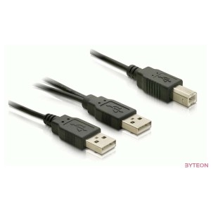 DeLock USB 2.0-B  USB-A power + power,data cable