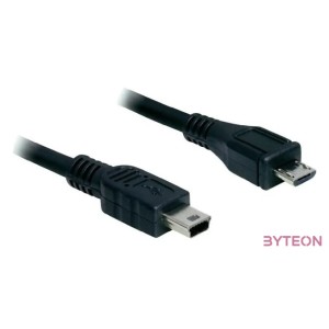 DeLock Cable USB 2.0 micro-B male  USB mini male 1m
