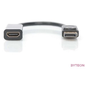 Assmann DisplayPort - HDMI Adapter,Converter cable 0,15m Black