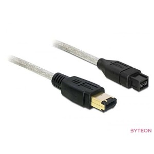 DeLock Cable FireWire 9 pin male  6 pin male 3m