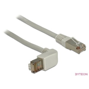 DeLock RJ45 Cat.5e SFTP angled , straight 0.5m cable