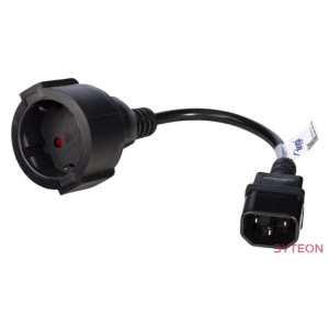 Akyga AK-PC-10A 15cm extension cable Black