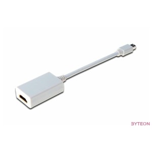 Assmann miniDisplayPort - HDMI Adapter,Converter cable 0,15m White