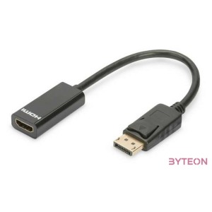 Assmann DisplayPort - HDMI Adapter,Converter cable 0,15m Black