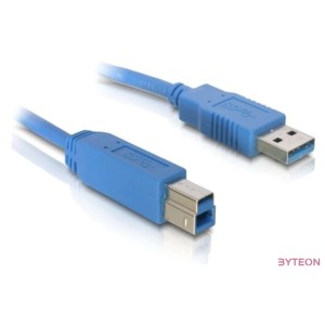DeLock Cable USB 3.0 type-A male  USB 3.0 type-B male 3m Blue