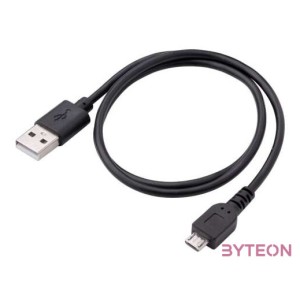 Akyga AK-USB-05 USB A , USB Micro B cable 0,6m Black