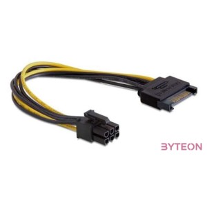 DeLock Cable Power SATA 15 pin  6 pin PCI Express