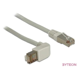 DeLock RJ45 Cat.5e SFTP angled , straight 0.5m cable
