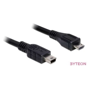 DeLock Cable USB 2.0 micro-B male  USB mini male 1m