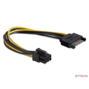 DeLock Cable Power SATA 15 pin  6 pin PCI Express