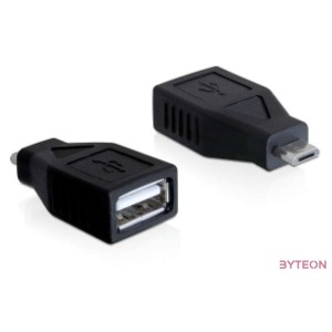 DeLock Adapter USB micro-B male  USB 2.0 A female