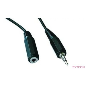 Gembird CCA-423-2M 3.5 mm stereo audio extension cable 2m Black