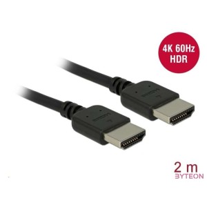 DeLock HDMI -HDMI Premium cable 2m Black