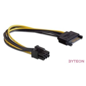 DeLock Cable Power SATA 15 pin  6 pin PCI Express