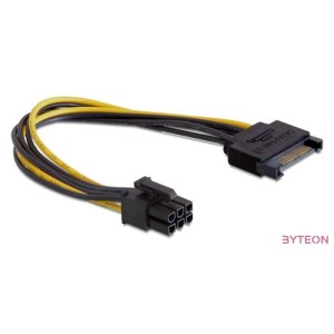 DeLock Cable Power SATA 15 pin  6 pin PCI Express