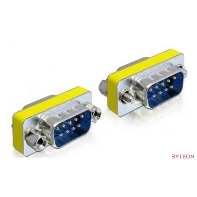 DeLock Átalakító Sub-D9 male , male