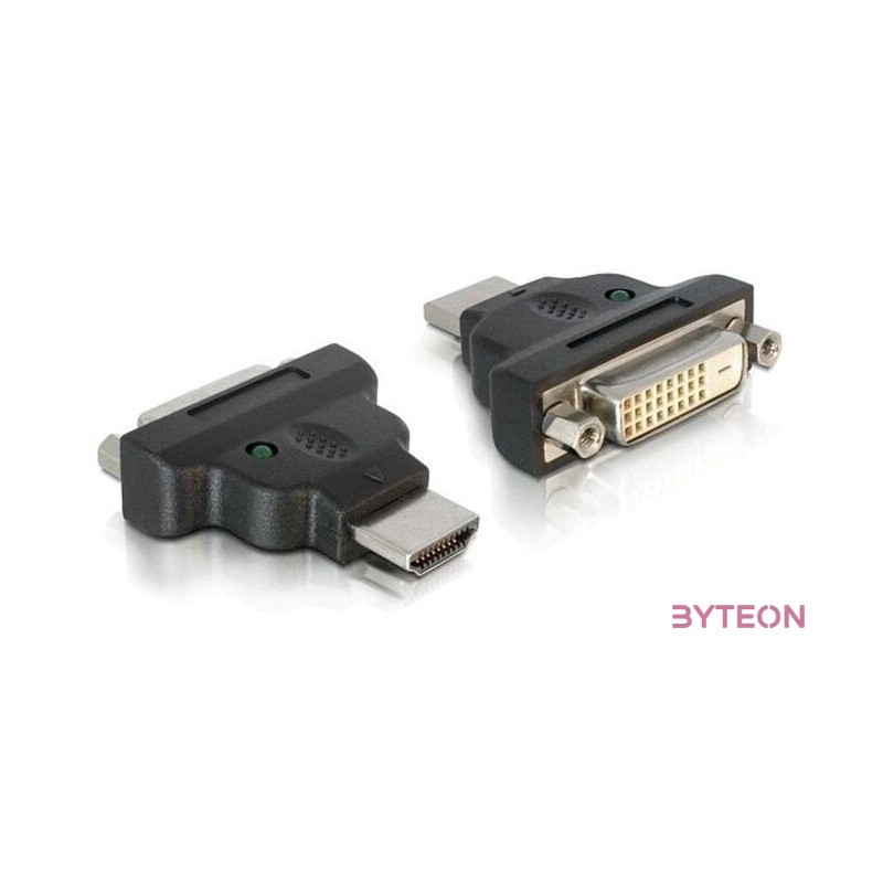 DeLock HDMI male to DVI-25pin female LED adapter