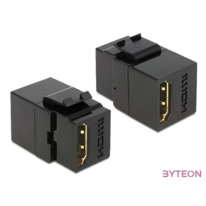 DeLock Keystone module HDMI female  HDMI female Black