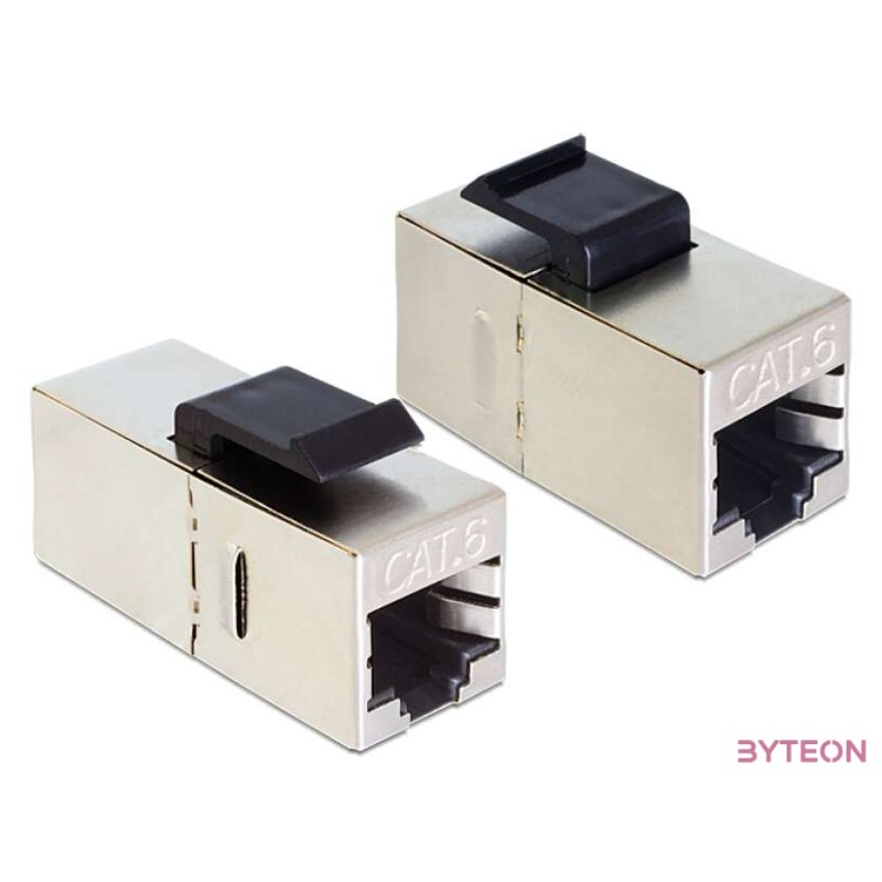 DeLock Keystone Module RJ45 jack  RJ45 jack Cat.6 compact