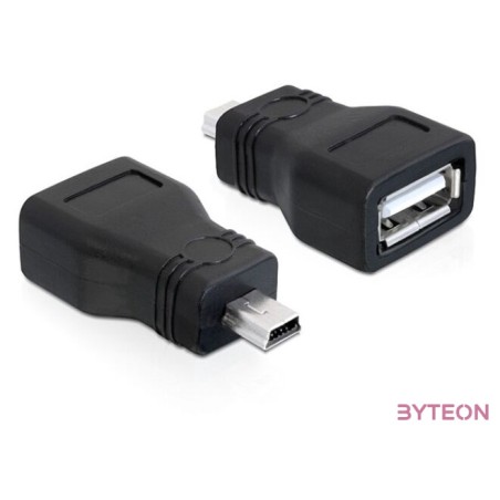 DeLock Adapter USB 2.0-A female  mini USB male