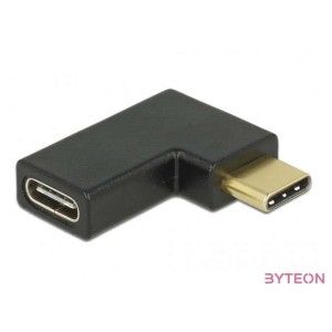 DeLock SuperSpeed USB 10 Gbps (USB 3.1 Gen 2) USB Type-C male  female angled left,right Adapter