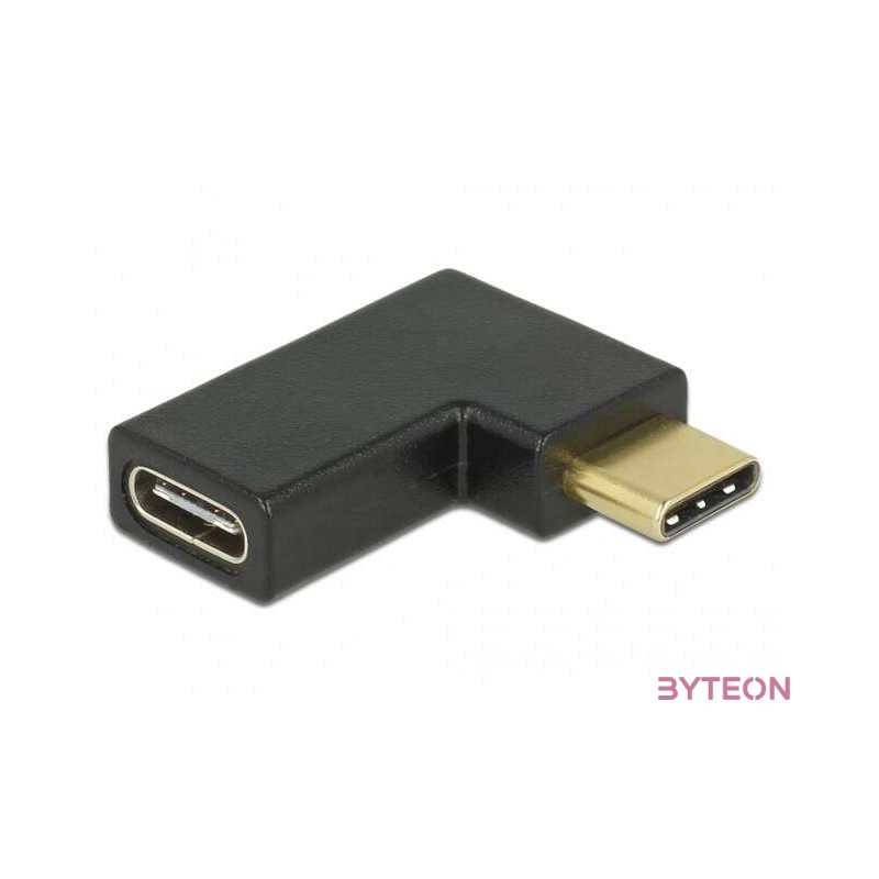 DeLock SuperSpeed USB 10 Gbps (USB 3.1 Gen 2) USB Type-C male  female angled left,right Adapter