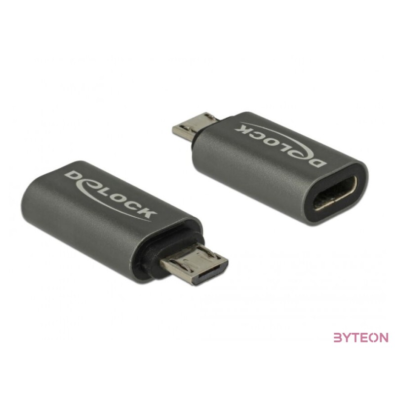 DeLock USB2.0 Micro-B apa - USB Type-C 2.0 anya adapter