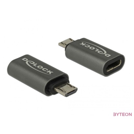 DeLock USB2.0 Micro-B apa - USB Type-C 2.0 anya adapter