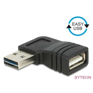 DeLock Adapter EASY-USB 2.0-A male  USB 2.0-A female angled left , right