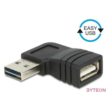 DeLock Adapter EASY-USB 2.0-A male  USB 2.0-A female angled left , right
