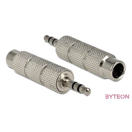 DeLock Adapter Stereo 3.5 mm plug  6.35mm jack 3 pin