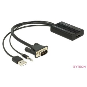 DeLock VGA to HDMI Adapter with Audio