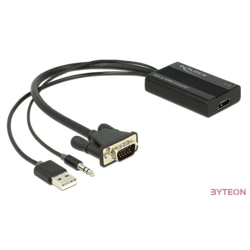 DeLock VGA to HDMI Adapter with Audio
