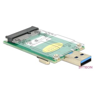 DeLock Converter USB 3.0 A male  mSATA full size