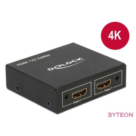 DeLock HDMI Splitter 1x HDMI in  2x HDMI out 4K