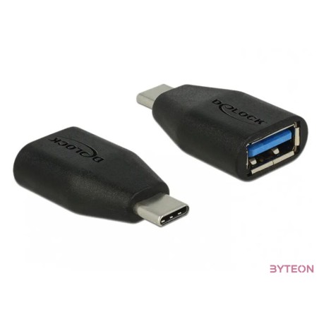 DeLock Adapter SuperSpeed USB 10 Gbps (USB 3.1 Gen 2) USB Type-C male  Type-A female