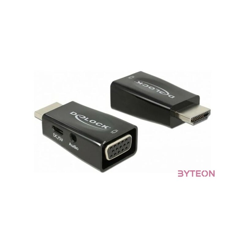 DeLock HDMI-A male  VGA female with Audio Adapter