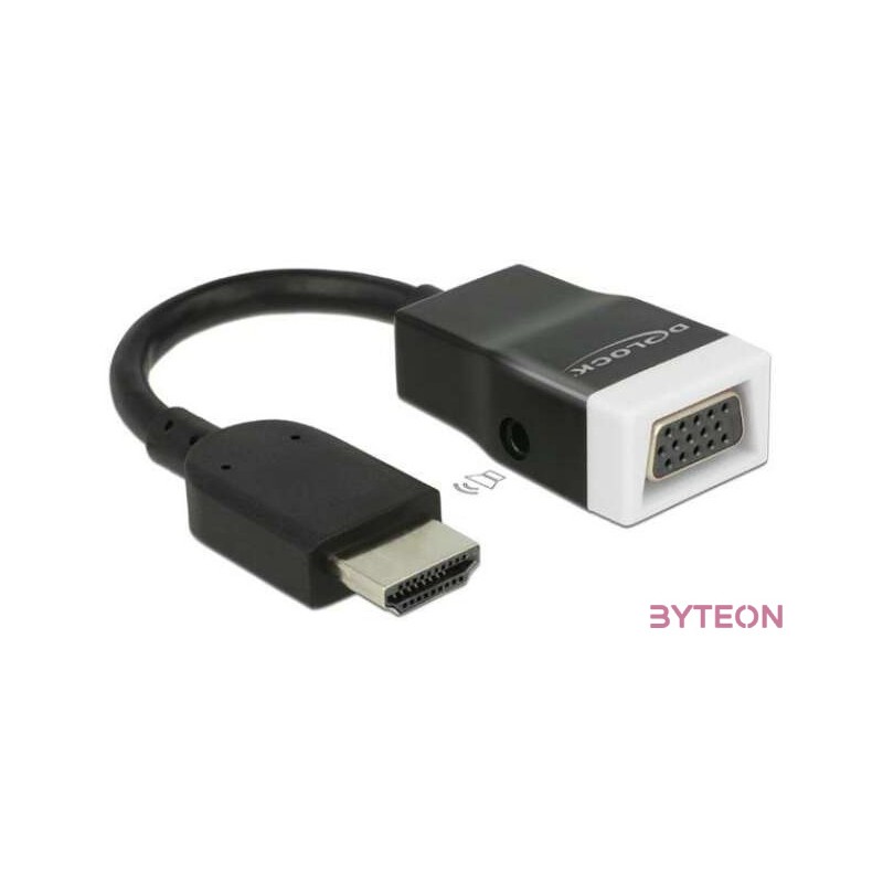 DeLock Adapter HDMI-A male  VGA female with Audio