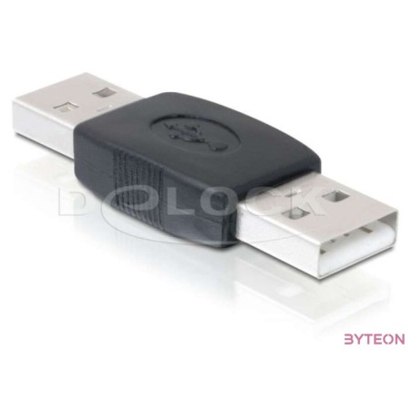 DeLock Adapter Gender Changer USB-A male - USB-A male