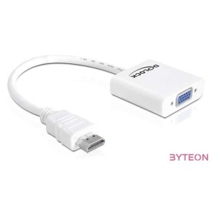 DeLock Adapter HDMI-A male  VGA female White